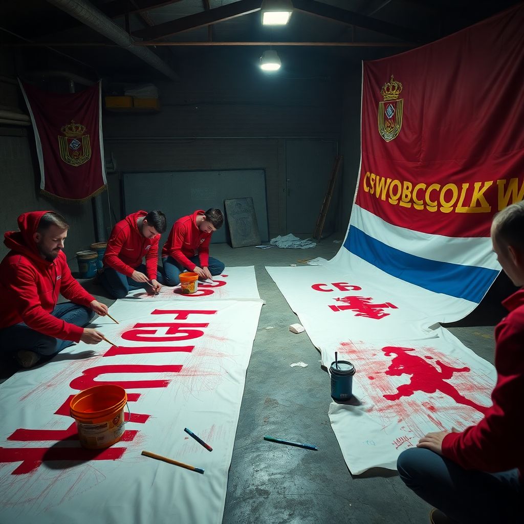 Кричалки и баннеры ЦСКА: как создаются и живет закулисье фан-движения