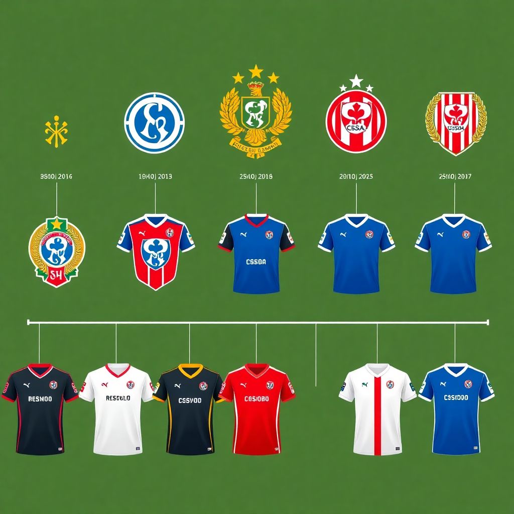 Эволюция эмблемы и формы ЦСКА: как менялся фирменный стиль клуба
